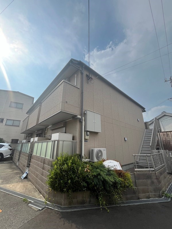 大阪市西淀川区姫島１丁目のアパートの外観