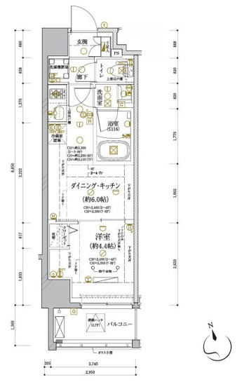 【間取り】 | ディアレイシャス平和島