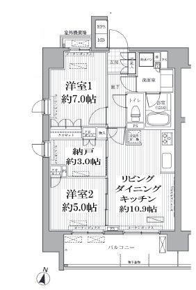 rapport M'sの間取り