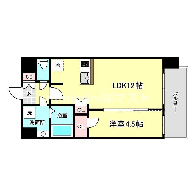 プレサンス大正フレンジの間取り