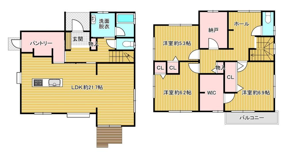 福島市森合字丹波谷地前の間取り|間取図と現況に相違がある場合は、現況を優先とさせていただきます