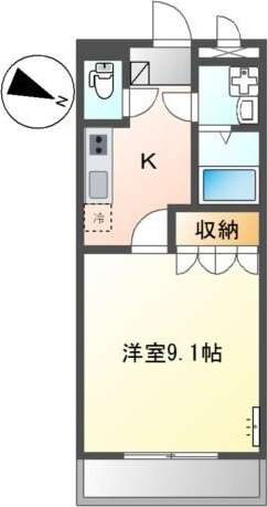 G-stage　四国中央　参番館の間取り