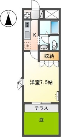 カーサフォンテーヌの間取り