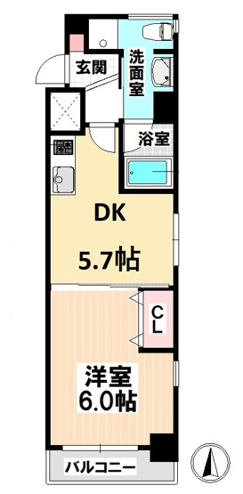 【間取り】 | ソレイルコート桜本町
