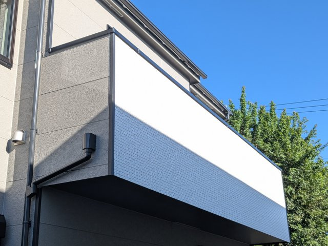 つくば市高野台3丁目10番　新築戸建　B号棟のバルコニー