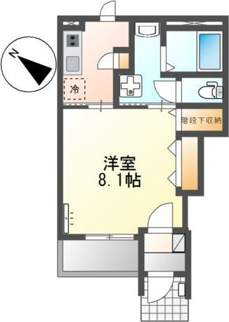 Rion Ⅱ（リオン　２）の間取り