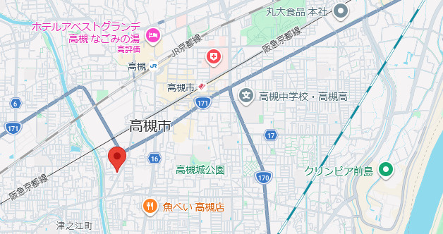 グランドール八光の地図