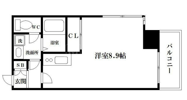 ADWResidence松屋町の間取り