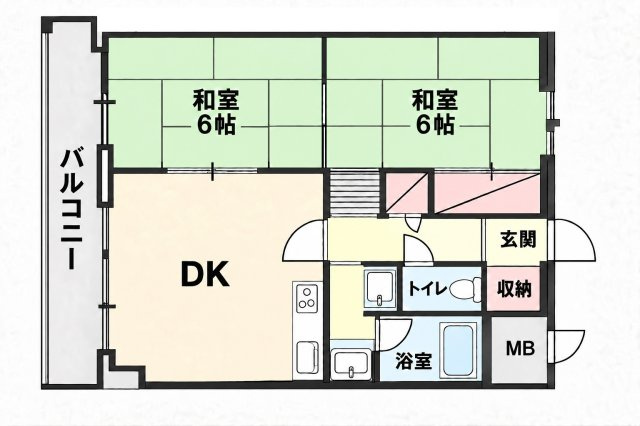 【間取り】 | 翠久マンション