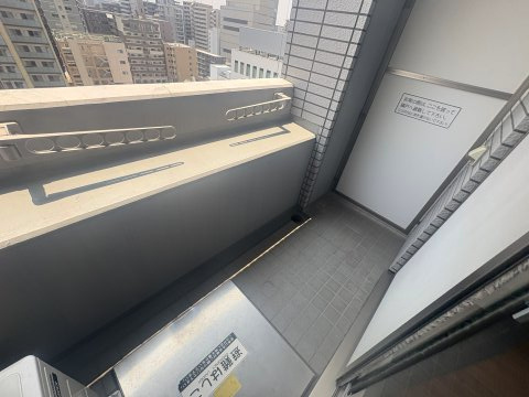 ノルデンハイム江坂のバルコニー