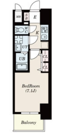 S-RESIDENCE星ヶ丘の間取り