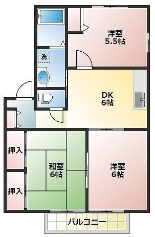 ルピナスKの間取り