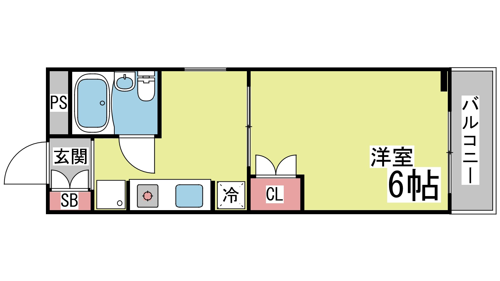 レジデンス六甲の間取り