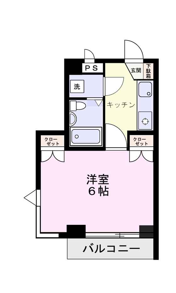 シャトルビルの間取り