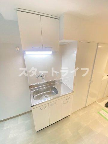 大阪市東淀川区淡路３丁目の賃貸マンションのキッチン