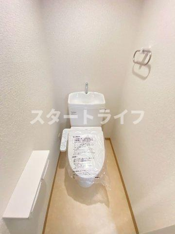 大阪市東淀川区淡路３丁目の賃貸マンションのトイレ