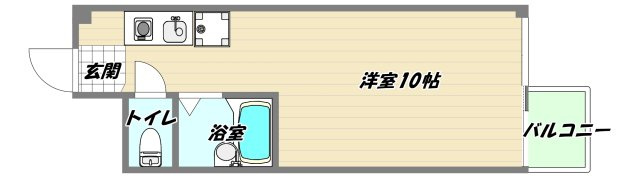 大阪市東淀川区淡路３丁目の賃貸マンションの間取り