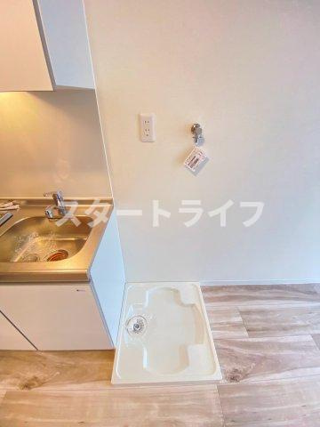 大阪市東淀川区淡路３丁目の賃貸マンションの洗面所