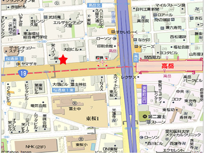 泉ファーストスクエアの地図