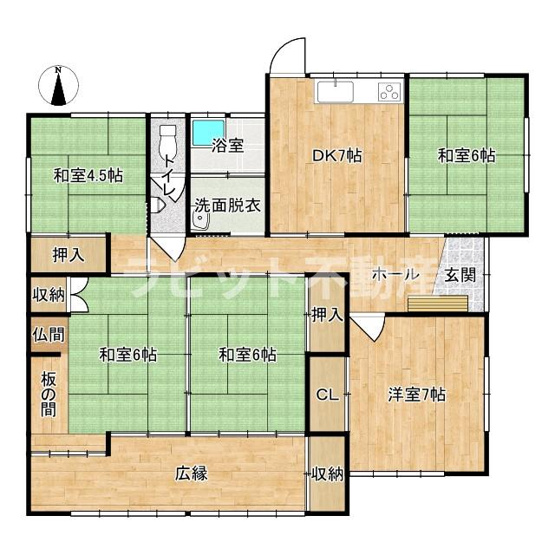 【間取り】 | 既存住宅：久保原町