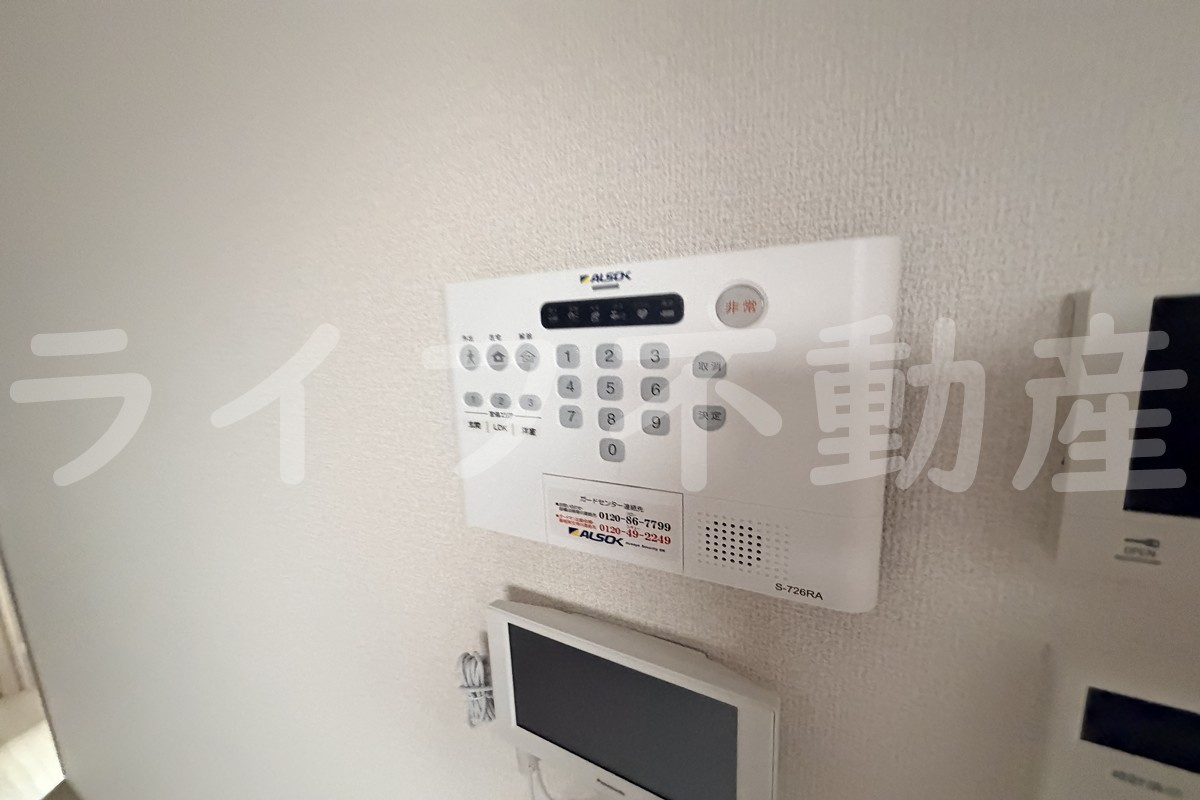 D-ROOM高井田元町のセキュリティ