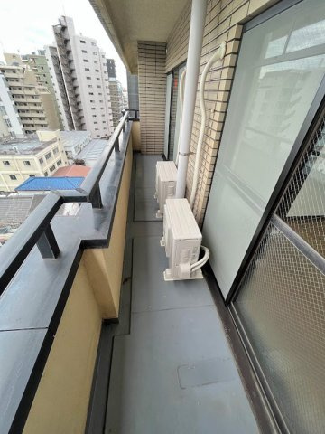 グリーン大山東館のバルコニー