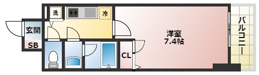 アーバネックス大阪城WESTの間取り