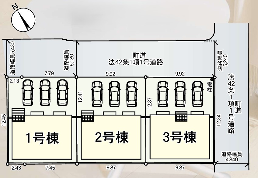 宇美町原田第2の区画図