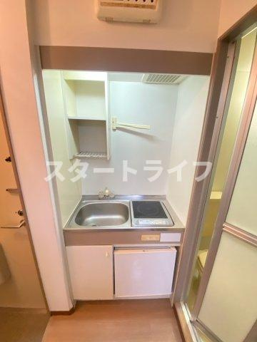 大阪市東淀川区東中島１丁目の賃貸マンションのキッチン