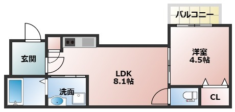girasol kadomaの間取り