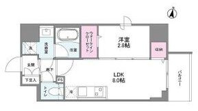 シーズンフラッツ梅田NORTHの間取り
