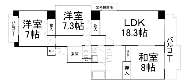 【間取り】 | ヴェルデ北堀江