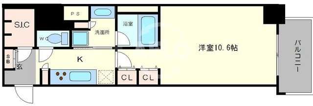 コンフォリア北浜の間取り|コンフォリア北浜　間取