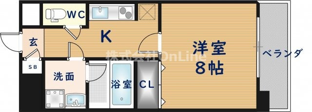 グランシス高井田の間取り