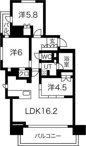 【間取り】 | クリオ金山ブライトマークス