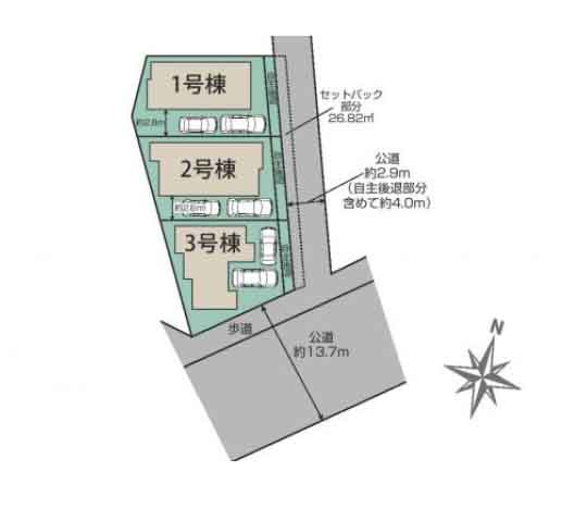 【区画図】 | 新築一戸建て「小田原市小八幡一丁目」