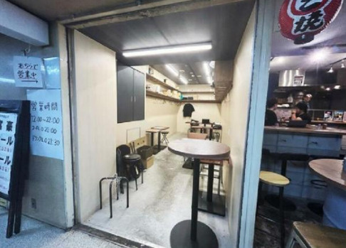 大阪市北区梅田１丁目の店舗一部の内装
