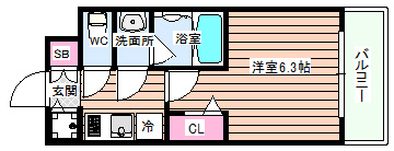 【間取り】 | エスリード新大阪アヴァン