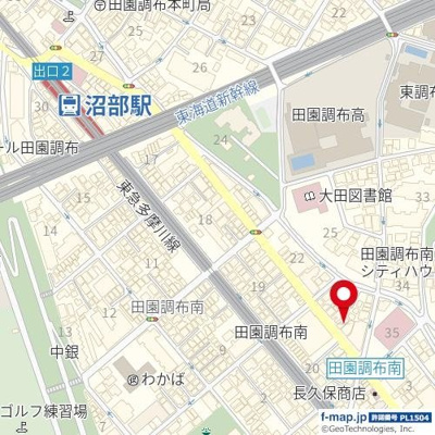 【地図】 | シュロス田園調布南