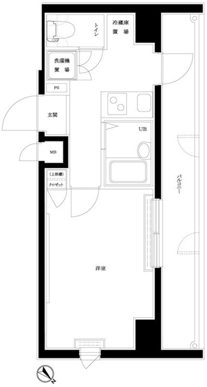 【間取り】 | ルーブル西五反田弐番館