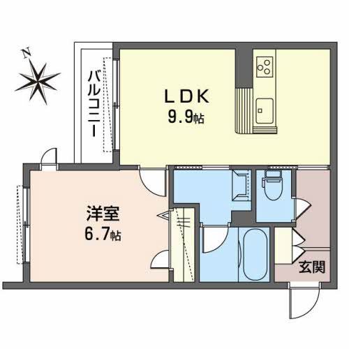 シャーメゾン　プリメーラの間取り|間取り