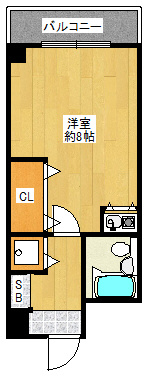 ロイヤルハイツ梅田Ⅱの間取り