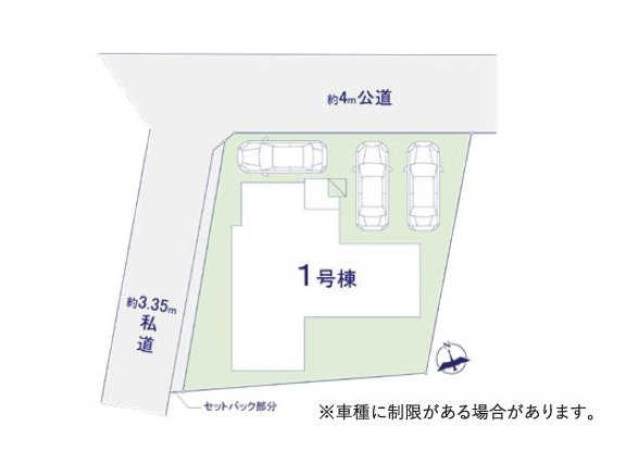 牛久市田宮町32期　新築戸建の区画図