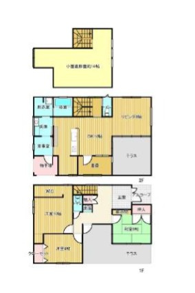 姫路市市之郷の中古一戸建の間取り