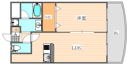 リベラいわきの間取り|使いやすい間取りです。