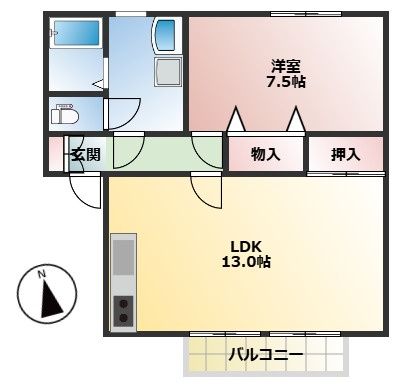 セジュールピノの間取り