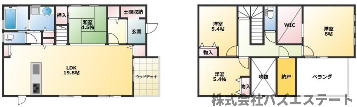 玉手　中古一戸建ての間取り