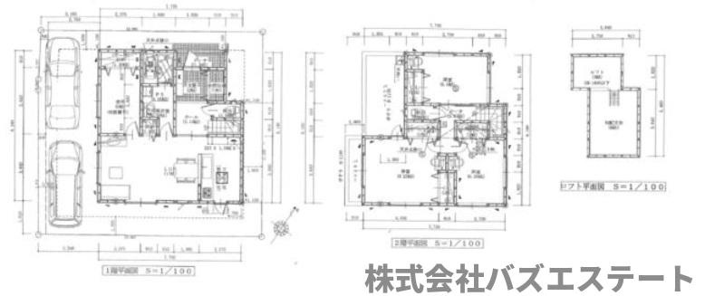 田寺東　中古一戸建ての間取り