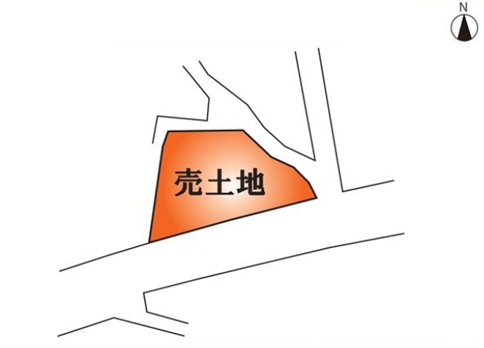 姫路市白国２丁目の売地の土地図