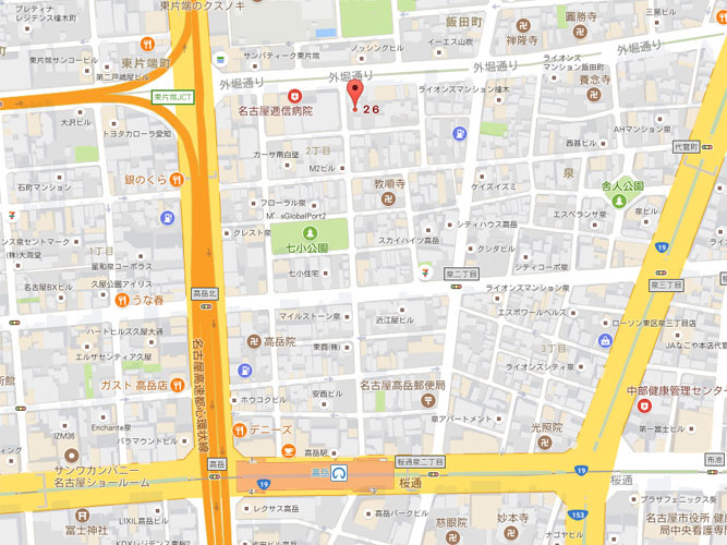 泉ロイヤルビルの地図